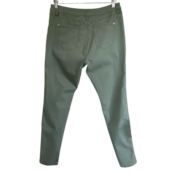 YMI Women’s Forever Color Skinny Ankle Pants Jade Size XL (Fit 31x29) - Picture 2 of 13